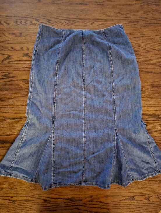 Christopher & Banks Dresses & Skirts - Christopher & Banks Blue Denim A-Line Skirt